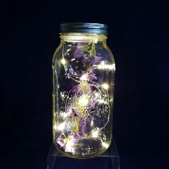 Ball Mason Jar Lantern Light Storage Canister Collins Creek Collection 9.5" Tall - Picture 4 of 11